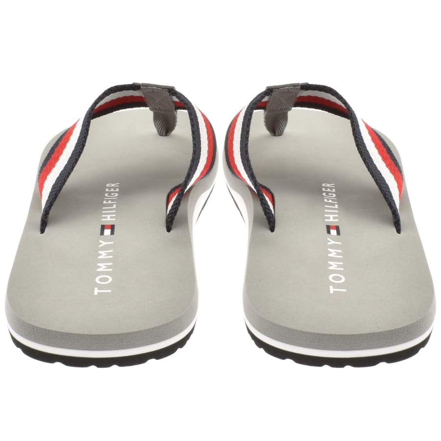 Tommy Hilfiger Corporate Beach Flip Flops SilverTommy Hilfiger Corporate Beach Flip Flops Silver Male 11 45